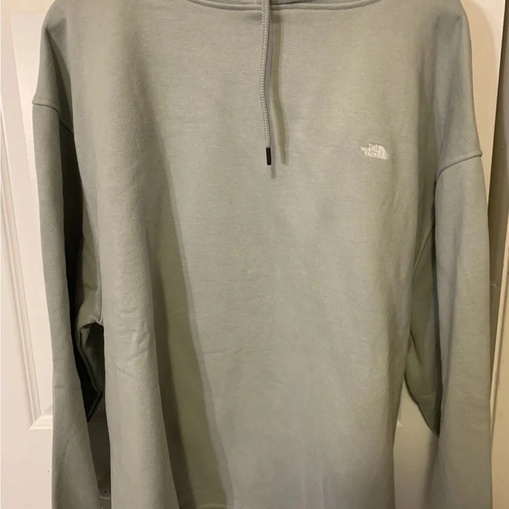 The North‎ Face mens sz XL hooded Light Gray Pullover
